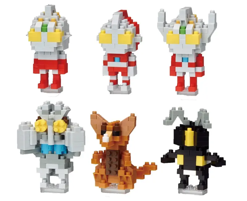 Nanoblock Mini Nano Ultraman Nbmc_05S 1 Box = 6 Pieces, Total Of 6 Types 1