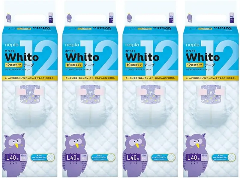 Nepia Whito Tape L40 12H L 160 Count Pack Of 4 1