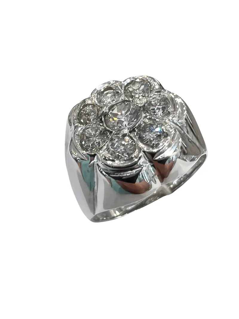 Old Mine Cut Diamond Ring 1