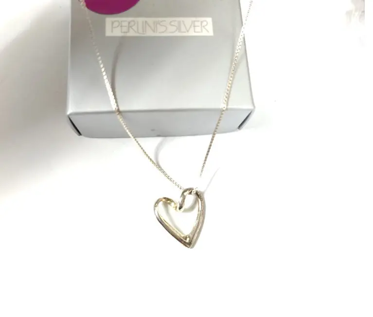 Perlini 925 Silver Necklace With Pendant 1