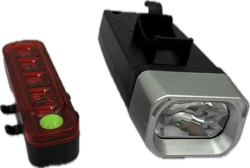 Rechargeable Bike Front & Rear Light Set 1