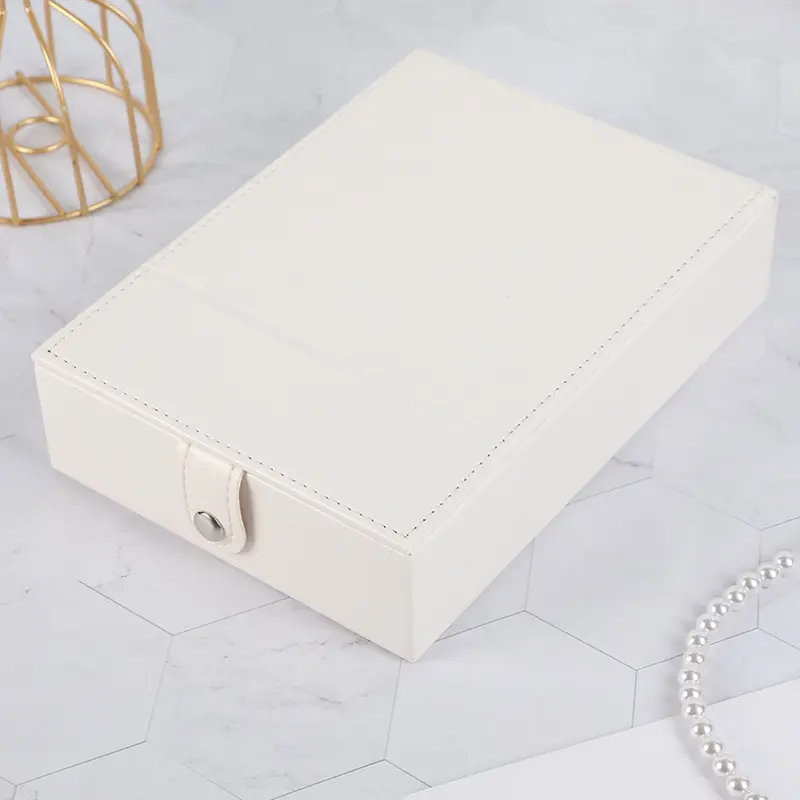 Rectangular Jewel Box With Flip Mirror 1
