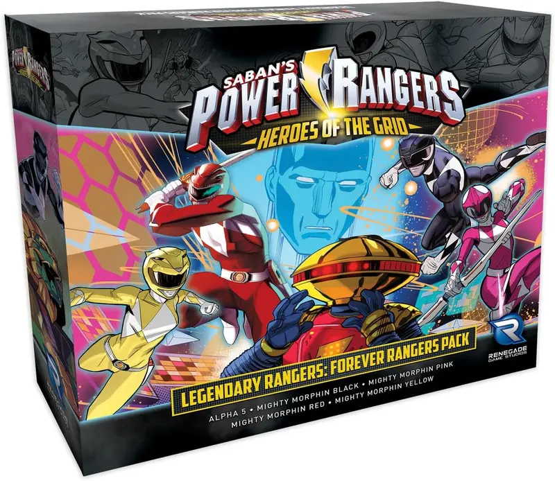 Renegade Game Studios Power Rangers: Heroes Of The Grid Legendary Rangers Forever Rangers 1