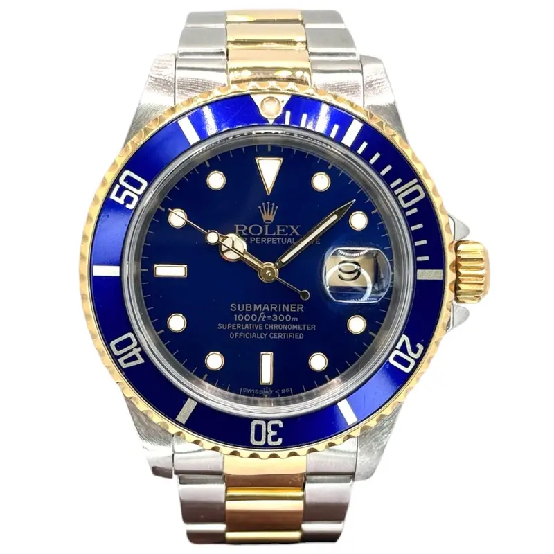 Rolex 16613 Submariner 18K Half Gold Watch, 40Mm 1