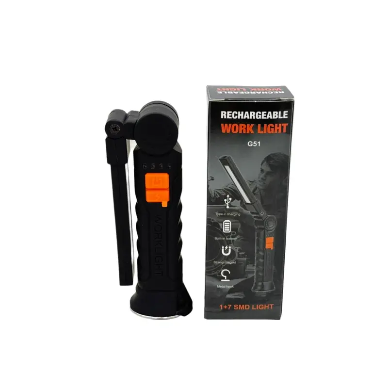 Rotating Torchlight With Suction 1