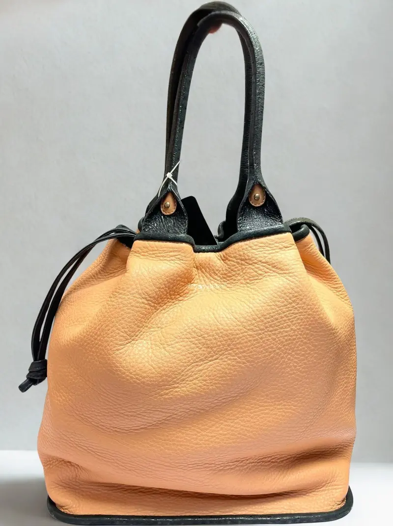 See By Chloe Pebbled Leather Bucket Drawstring Handbag 1