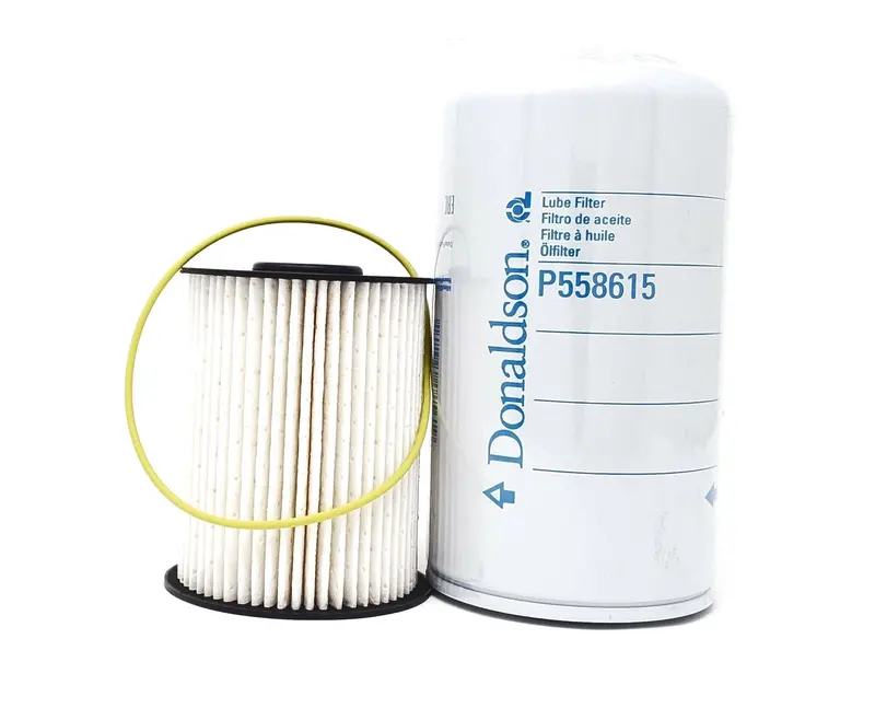 Set Donaldson P550800 Fuel- P558615 Lube - Filters Dodge Ram 5.9 Diesel 2003-10 1