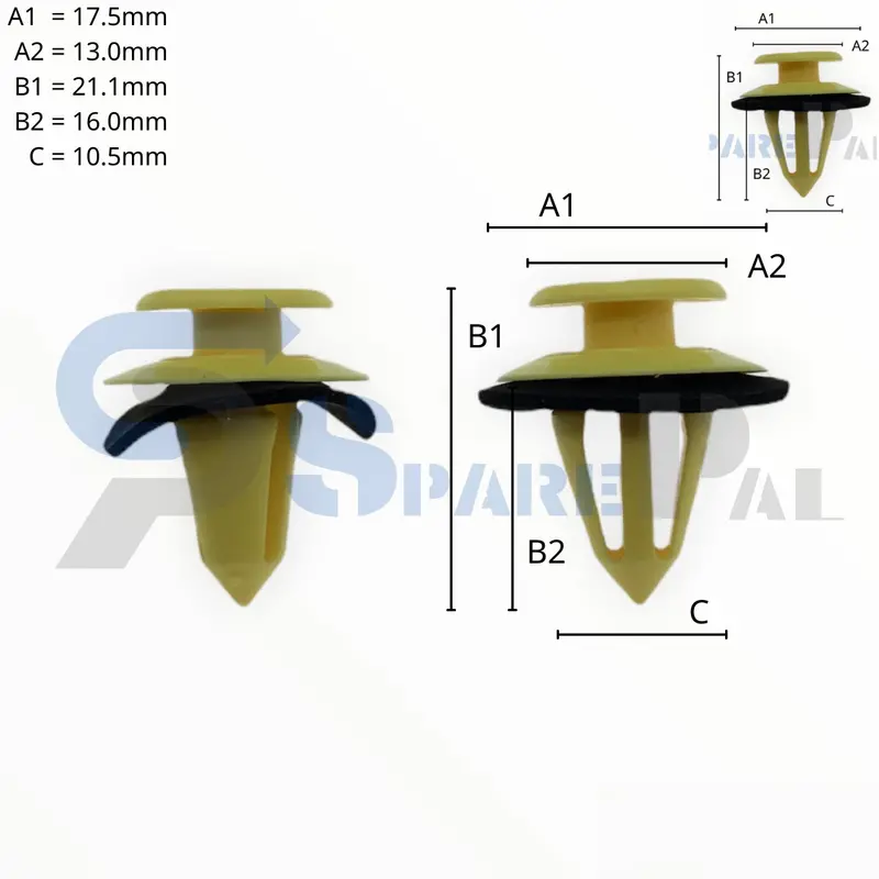 Sparepal Fastener Clip 護板扣spl-10430 1