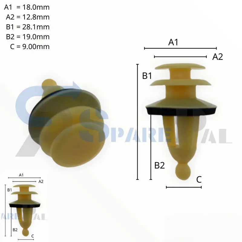 Sparepal Fastener Clip 護板扣spl-10982 1