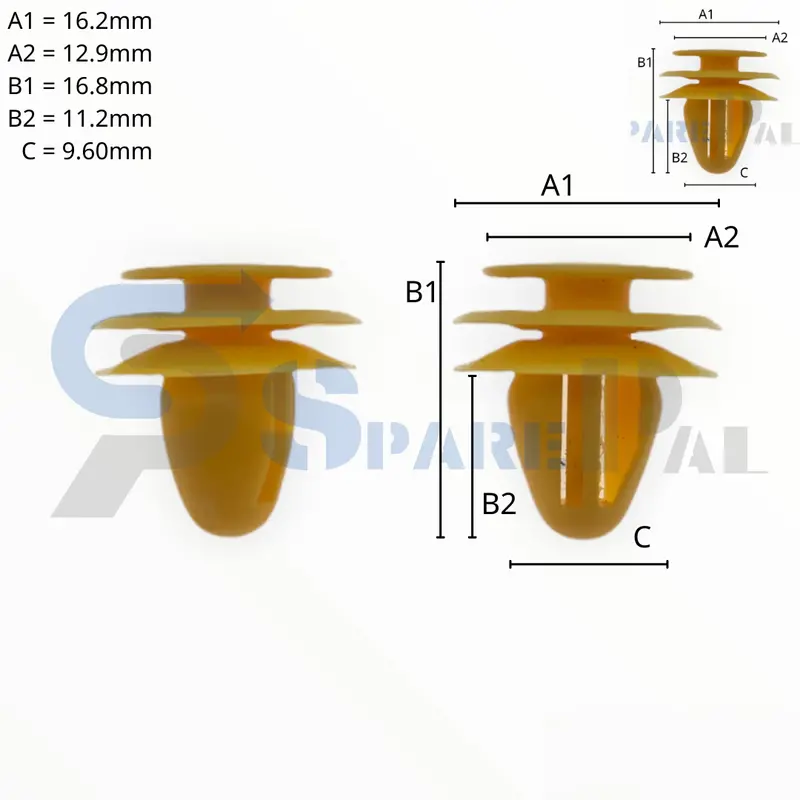 Sparepal Fastener Clip 護板扣spl-11912 1