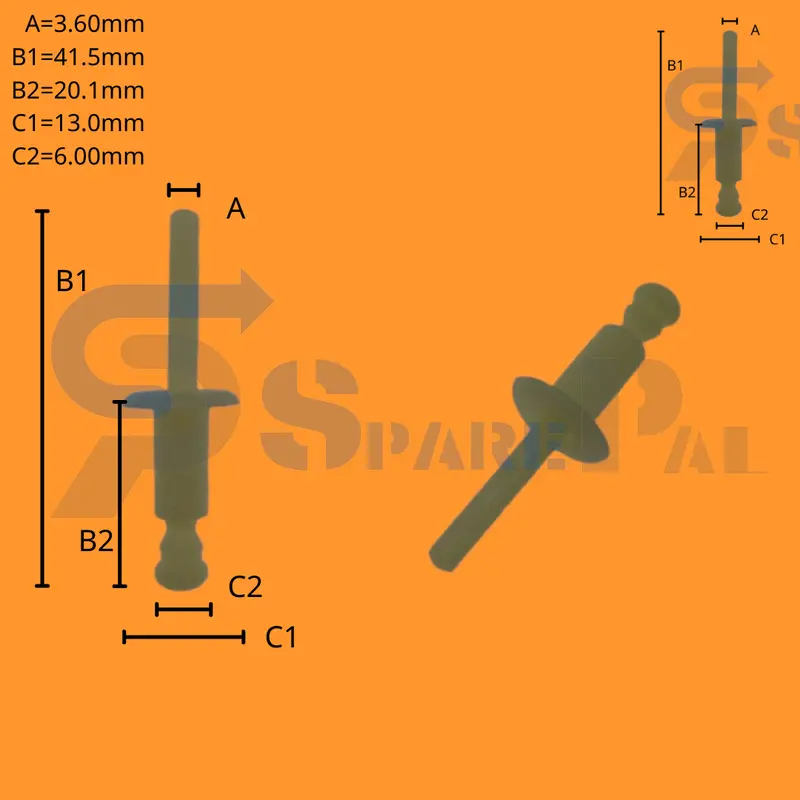 Sparepal  Fastener & Clip Spl-10143 1