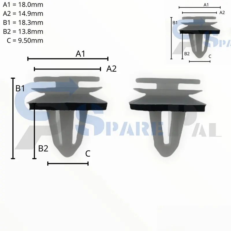 Sparepal  Fastener & Clip Spl-10179 1