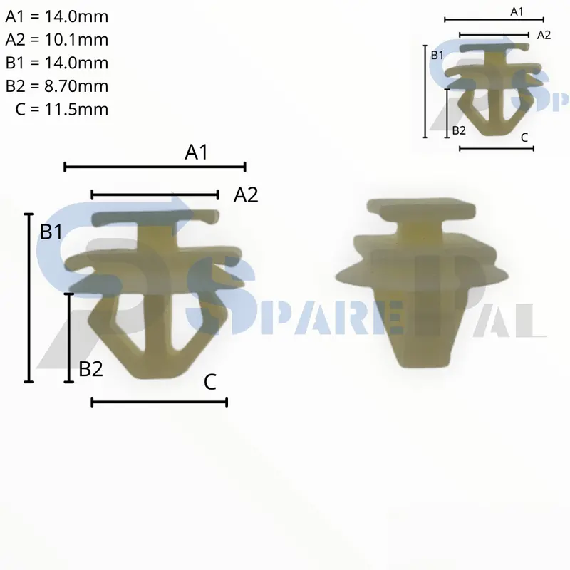 Sparepal  Fastener & Clip Spl-10181 1