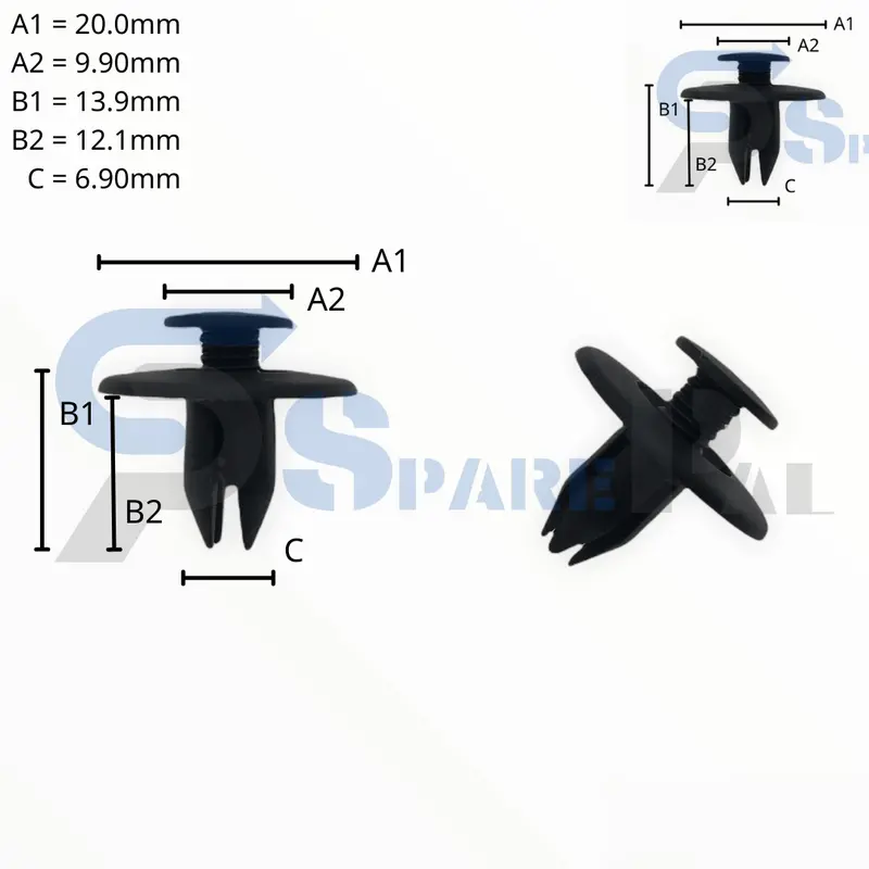 Sparepal  Fastener & Clip Spl-10580 1