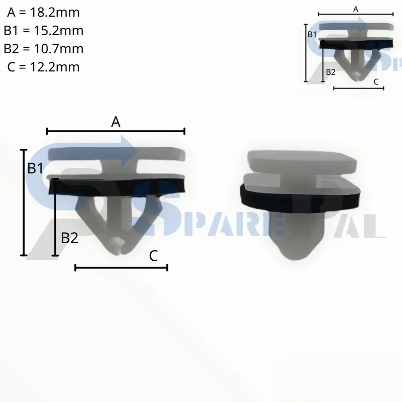 Sparepal  Fastener & Clip Spl-10584 1