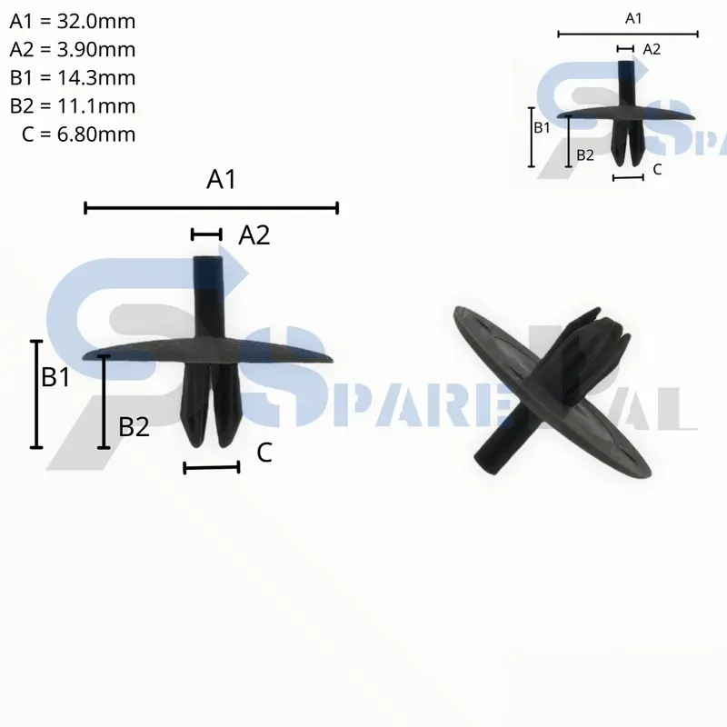 Sparepal  Fastener & Clip Spl-10587 1