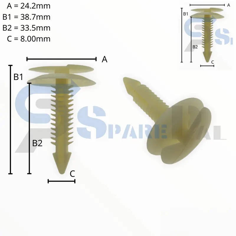 Sparepal  Fastener & Clip Spl-10781 1
