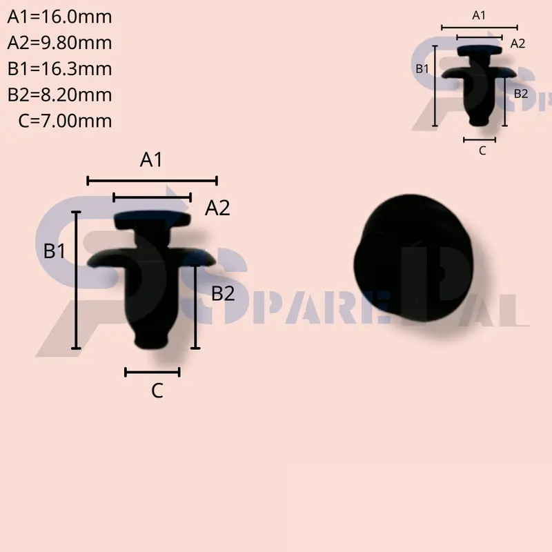 Sparepal  Fastener & Clip Spl-10791 1