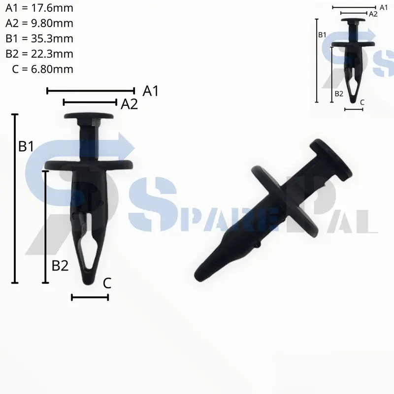 Sparepal  Fastener & Clip Spl-10823 1