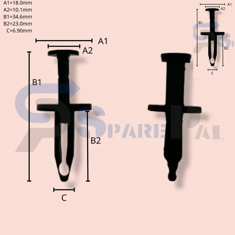 Sparepal  Fastener & Clip Spl-10843 1