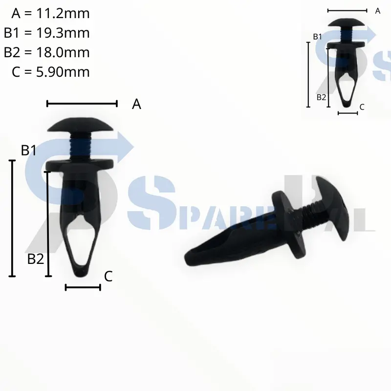 Sparepal  Fastener & Clip Spl-10880 1