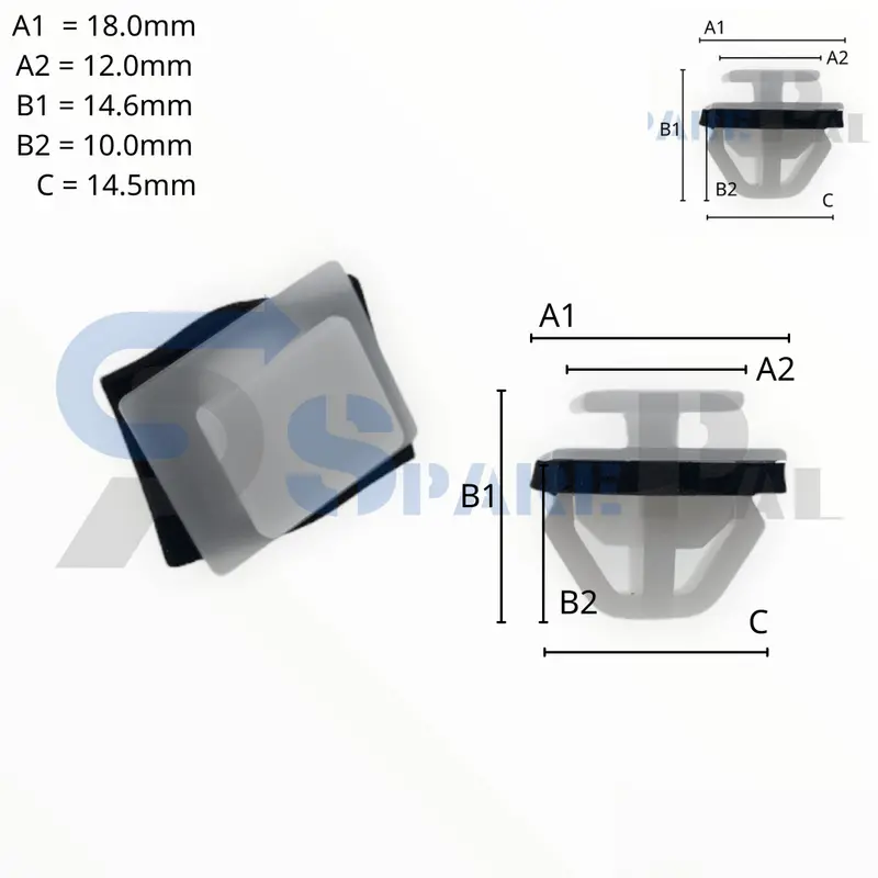 Sparepal  Fastener & Clip Spl-12054 1