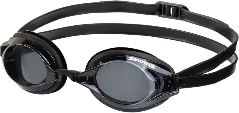 Swans Sr-2Nevop Smbk S-5.00 Optic Racing Swimming Goggles, S-5.00 Lens, Smor Black 1