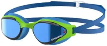 Swans Sr81m Mit Paf Smbl Outdoor Adult Insert Mirror Technology Swim Goggles Smoke Flash Blue 1