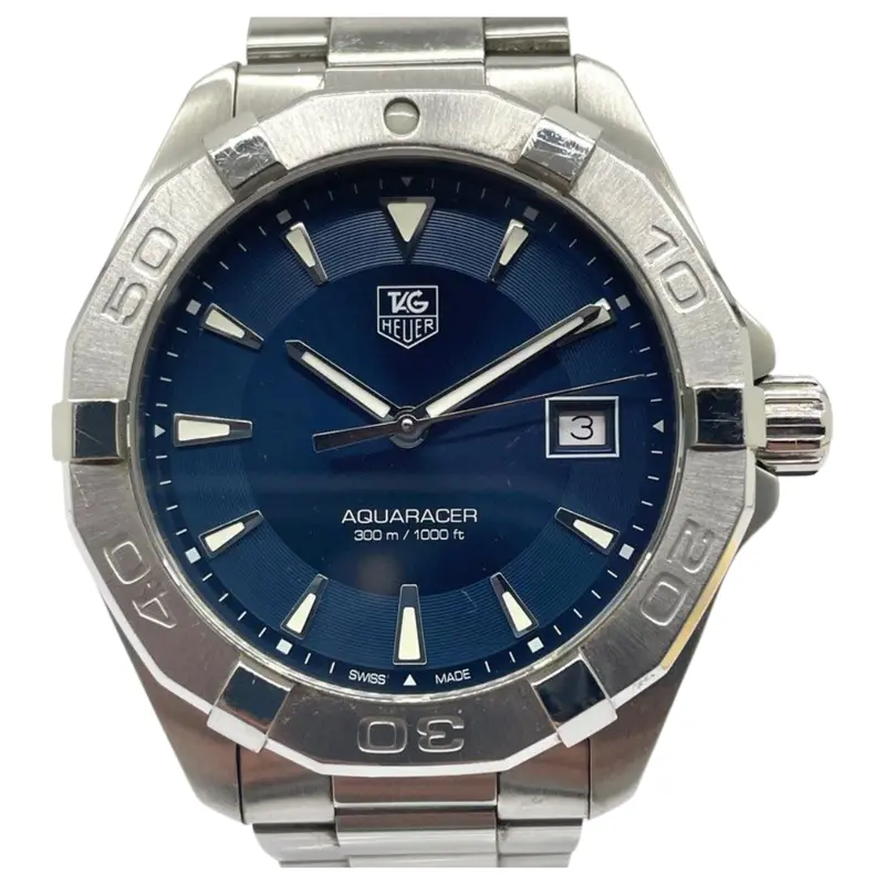 Tag Heuer Aquaracer 300M 40Mm Quartz Blue Dial Watch 1