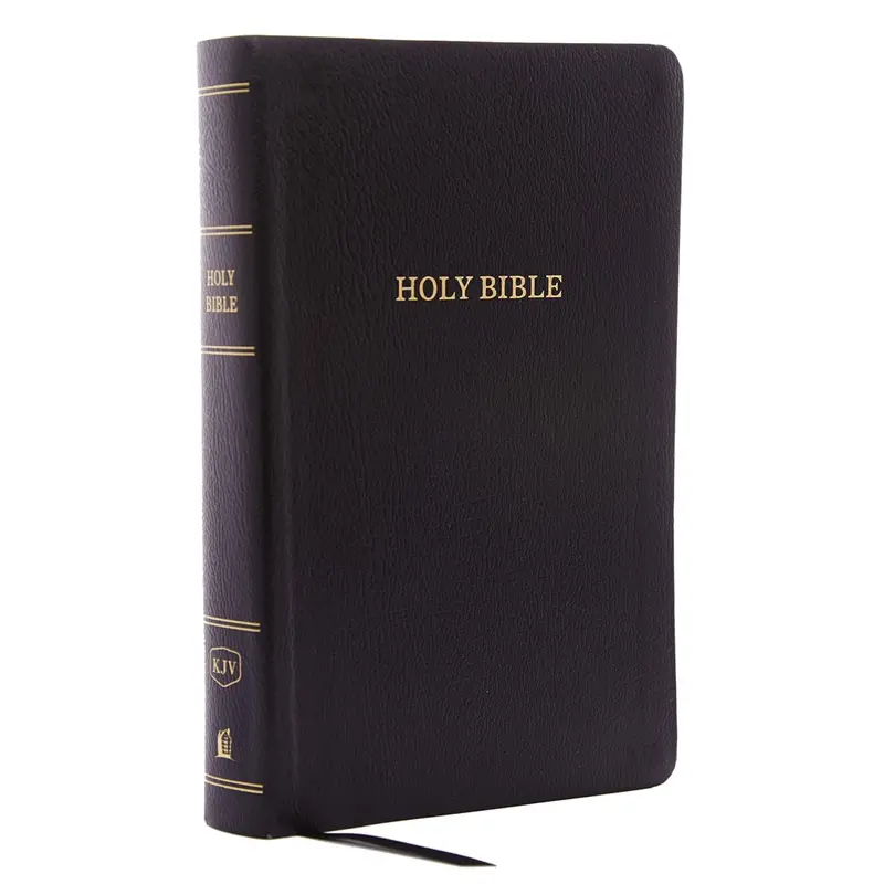 Thomas Nelson Kjv Personal Size Giant Print Reference Bible Bonded Leather Black 1