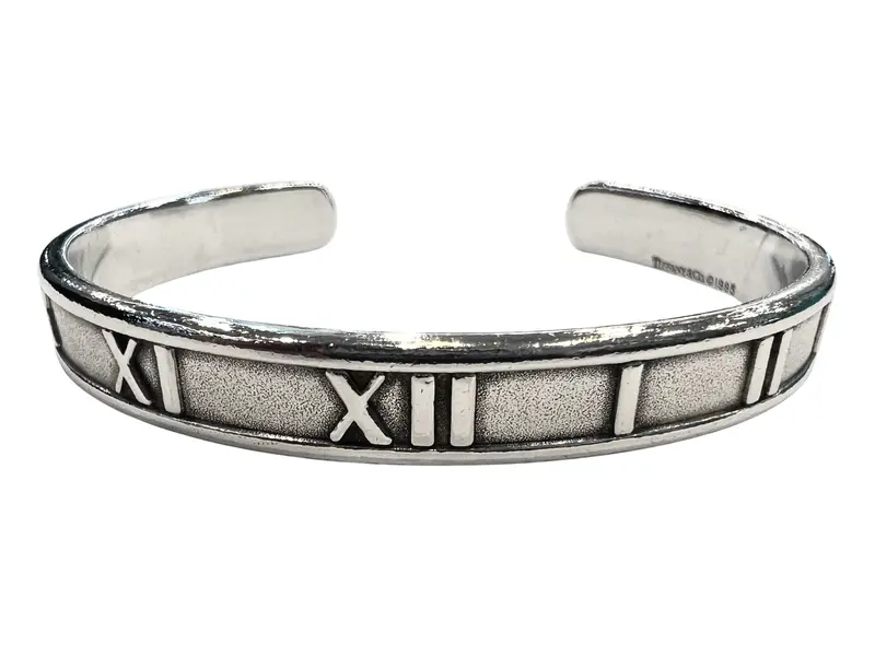 Tiffany & Co Atlas Sterling Silver Bangle 1