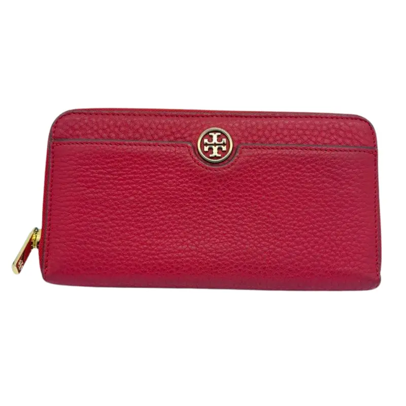 Tory Burch Continental Zip Around Wallet, Red 1