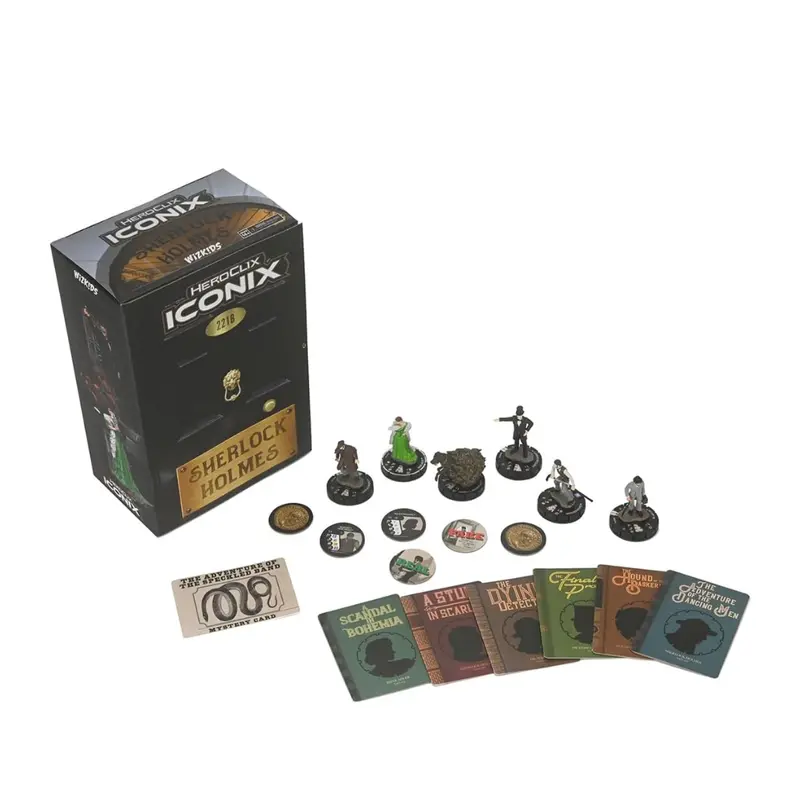 Wizkids Heroclix Iconix Sherlock Holmes Action Figure Playset (16 Pieces) 1