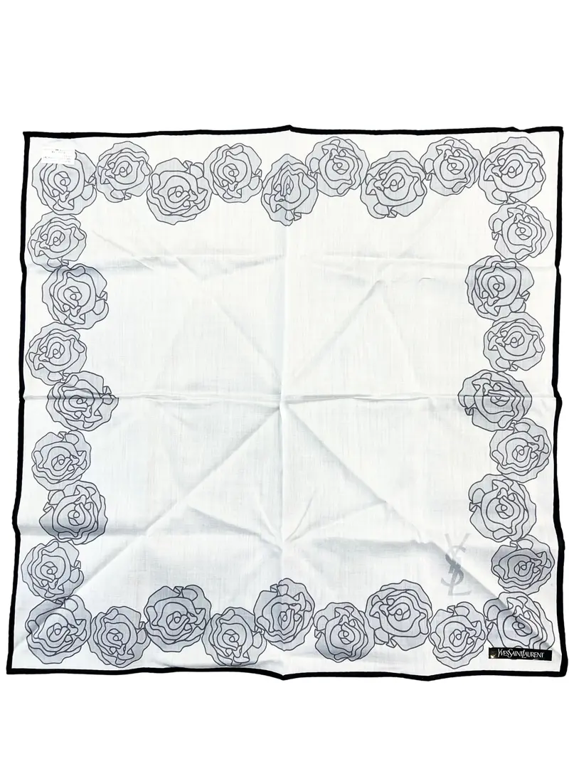 Yves Saint Laurent Cotton Handkerchief 1