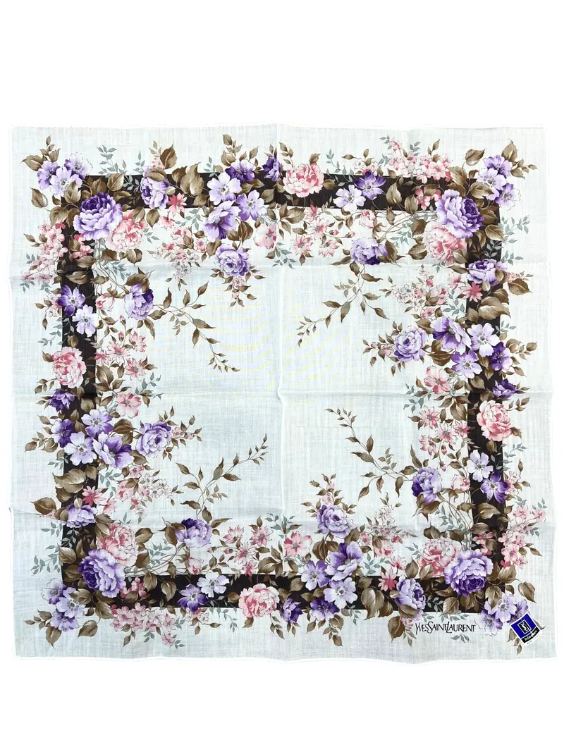 Yves Saint Laurent Cotton Handkerchief 1