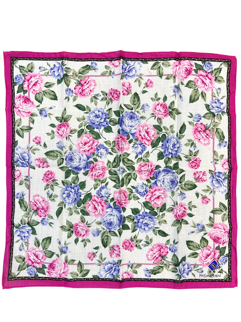 Yves Saint Laurent Cotton Handkerchief 1