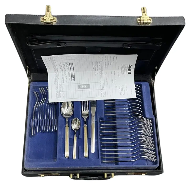 Zanetti 18/10 Inox Cutlery Set 75 Pieces "Made In Italy" 1