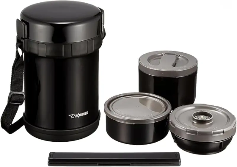 Zojirushi Thermal Stainless Lunch Box Bento Bako | Sl-Gh18-Ba (Japan Import) 1