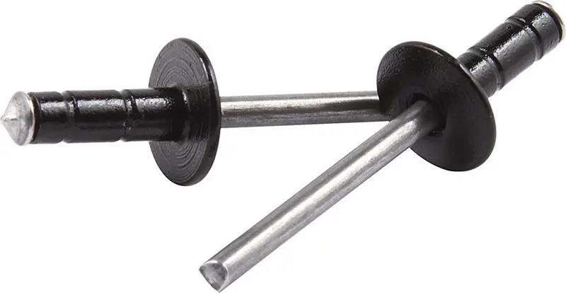 Allstar Performance 18075 Heavy-Duty Black Rivet Kit — 250-Piece Aluminum Mandrel Set 1