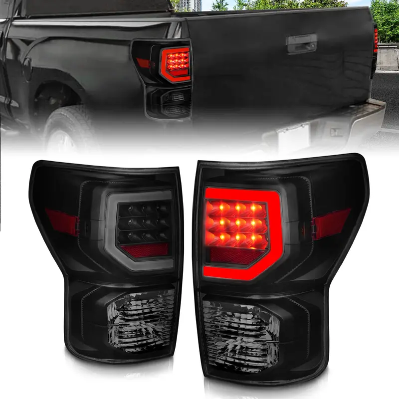 Anzo Usa 311387 Led Tail Light Assembly – Smoke Lens, Black Housing With Integrated Light Bars 1