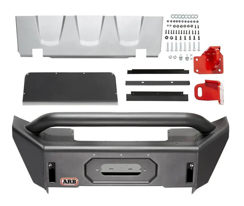 Arb 3450470 Bondi Deluxe Winch Bumper; Front; 8-10 Integrit; 1