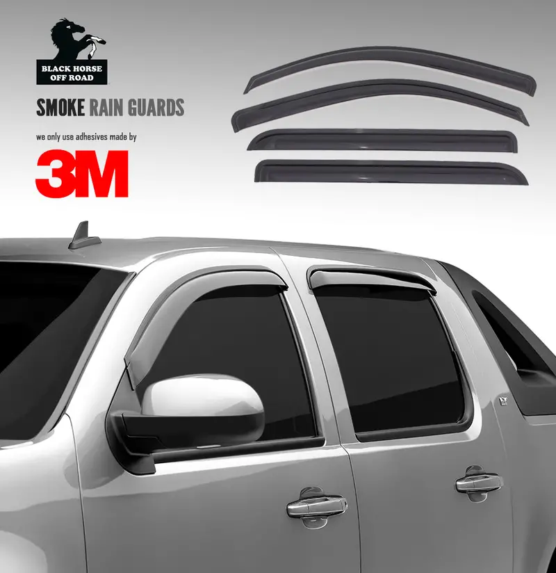 Black Horse Off-Road 140400 Smoke Acrylic Tape-On Accent Kit 1