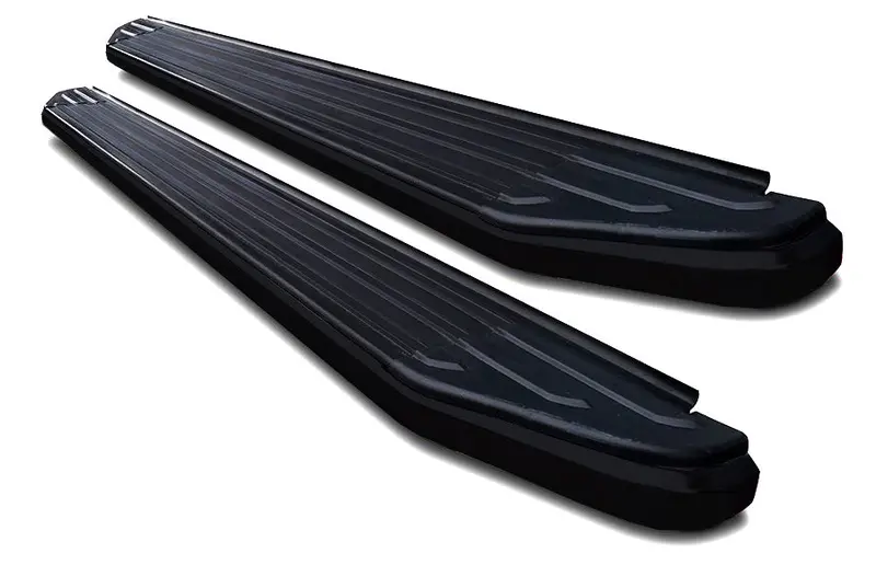 Black Horse Off Road Pr-F182Bk Peerless Running Boards – Black Powder-Coated Steel 1