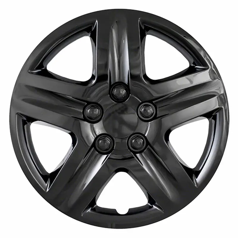 Coast To Coast Iwc43117Blk 17-Inch 5-Spoke Wheel Set – Gloss Black Plastic, 4-Pack 1