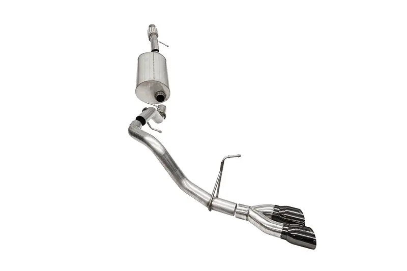 Corsa Performance Cat-Back Exhaust – 3-Inch Single-Side Exit With Dual 4-Inch Tips 1