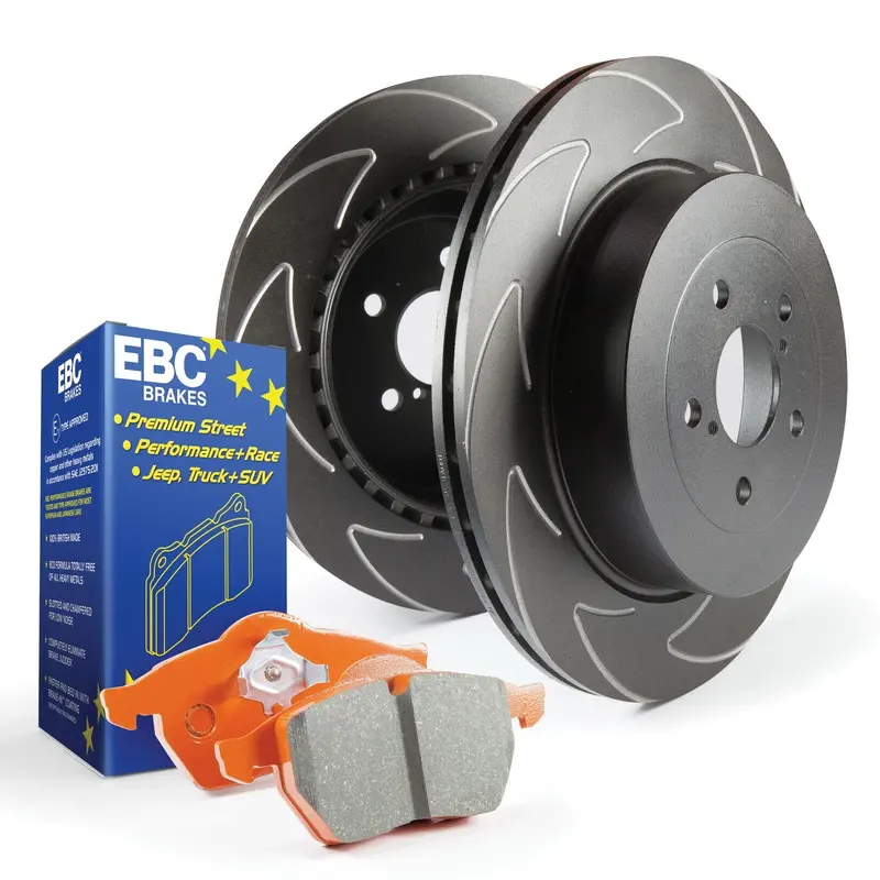 Ebc Brakes S7Kr1012 Front Brake Kit – Orangestuff Pads & Bsd Rotors 1
