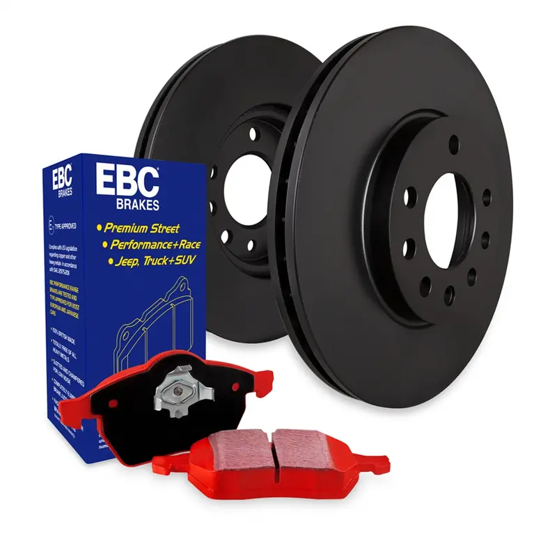 Ebc S12Kf1493 Street & Track Brake Kit – Redstuff Pads With Rk Series Rotors 1