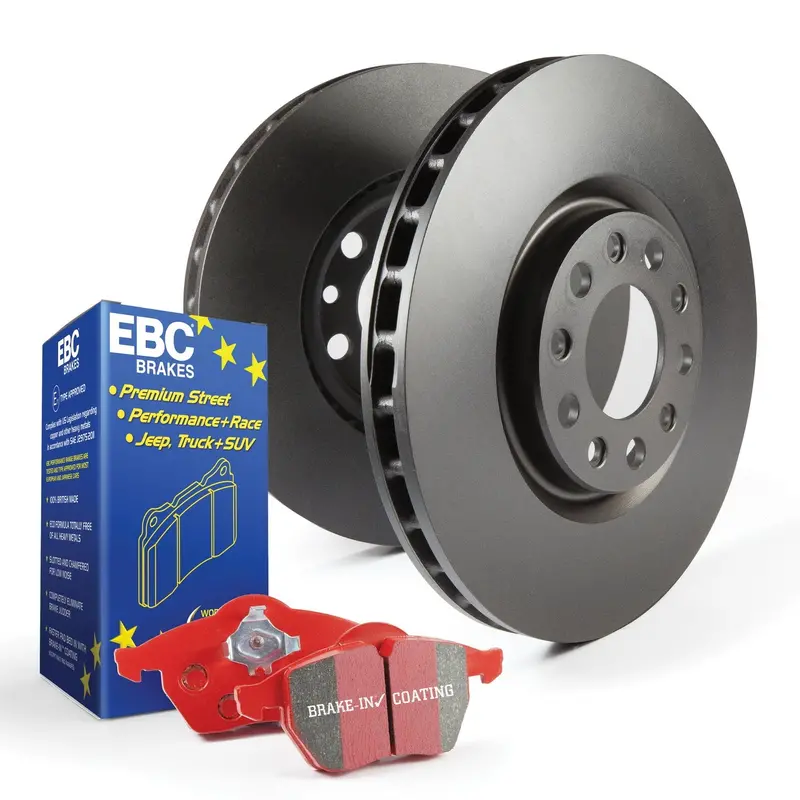 Ebc S12Kr1553 High-Performance Brake Kit: Redstuff Pads + Rk Drilled Rotors 1