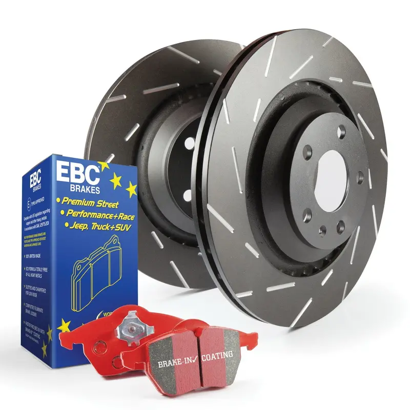 Ebc S4Kf1193 High-Performance Brake Kit – Redstuff Pads & Usr Rotors For Street Use 1