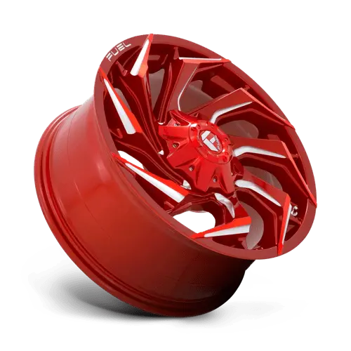 Fuel D754 20X9 Inch Wheel – 8X170 Bolt Pattern, Gloss Red Machined Face, +20Mm Offset 1